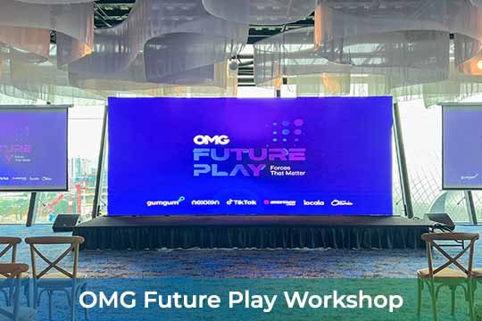 Event / Rental LED Screen for OMG Future Play Workshop at The MET Corporate Towers
