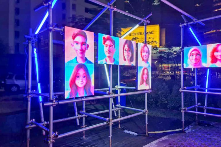 Event / Rental LED Screen for Samsung Flip It Up at Urban Skate Plaza, MRT Ampang Park