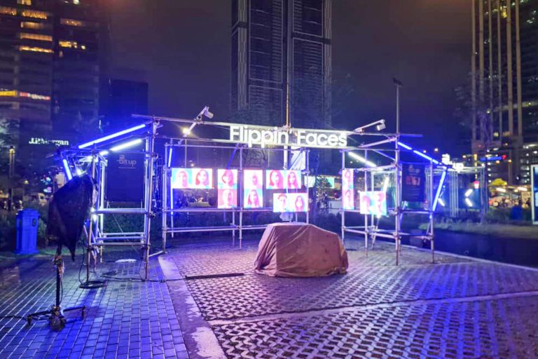 Event / Rental LED Screen for Samsung Flip It Up at Urban Skate Plaza, MRT Ampang Park