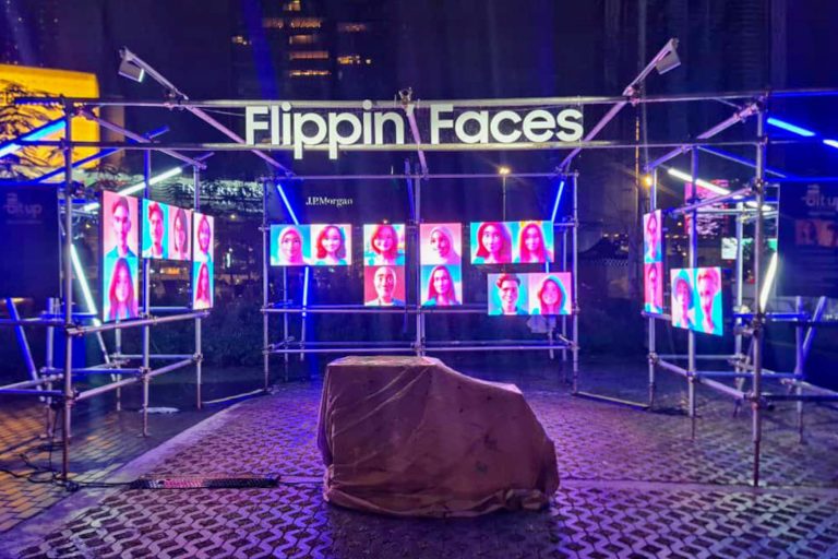 Event / Rental LED Screen for Samsung Flip It Up at Urban Skate Plaza, MRT Ampang Park