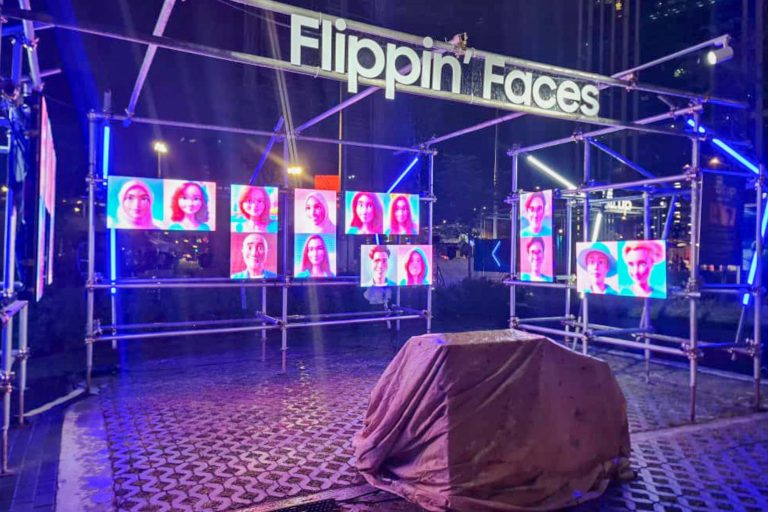 Event / Rental LED Screen for Samsung Flip It Up at Urban Skate Plaza, MRT Ampang Park