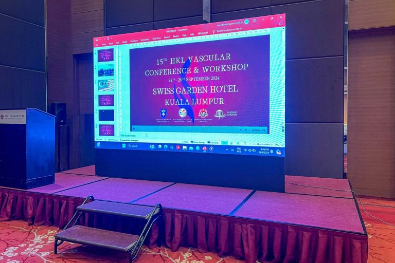Event / Rental LED Screen for 15th HKL Vascular Conference & Workshop at Swiss-Garden Hotel Bukit Bintang Kuala Lumpur