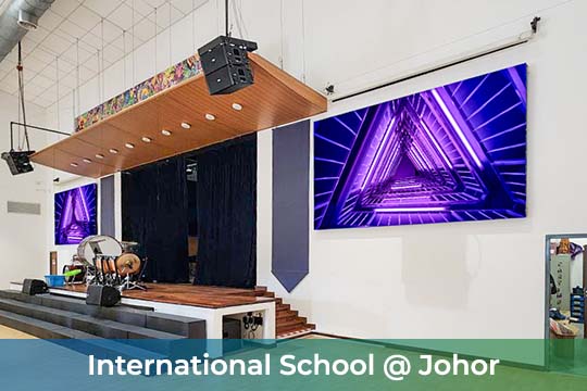 VANTA COB microLED Screen for International School at Johor