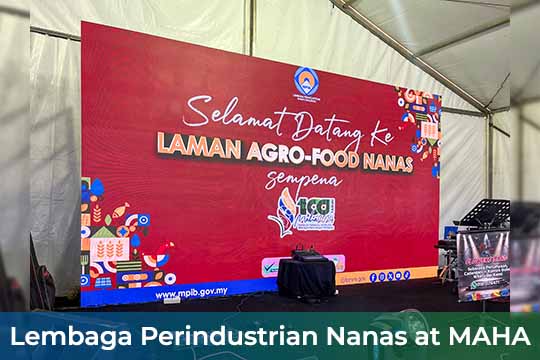 Event / Rental LED Screen for Lembaga Perindustrian Nanas Malaysia at MAHA, MAEPS Serdang