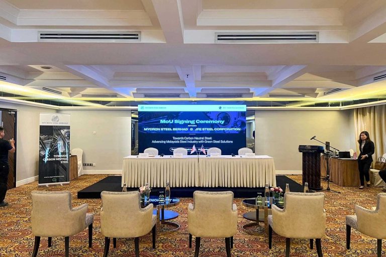 Event / Rental LED Screen for MoU Signing Ceremony between Mycron Steel Berhad and JFE Steel at The Majestic Hotel Kuala Lumpur