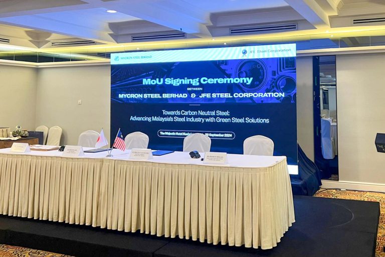 Event / Rental LED Screen for MoU Signing Ceremony between Mycron Steel Berhad and JFE Steel at The Majestic Hotel Kuala Lumpur