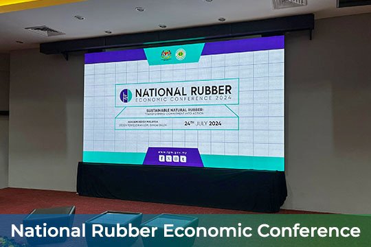 Event / Rental LED Screen for event National Rubber Economic Conference 2024 at Akademi Hevea Malaysia, Sungai Buloh