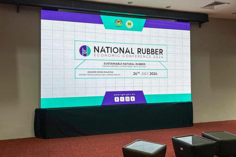 Event / Rental LED Screen for event National Rubber Economic Conference 2024 at Akademi Hevea Malaysia, Sungai Buloh