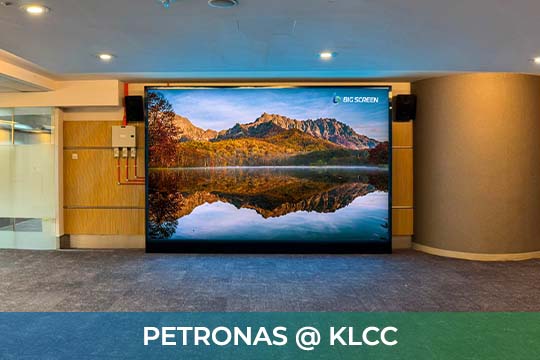 P2 Indoor LED Screens at the PETRONAS at KLCC