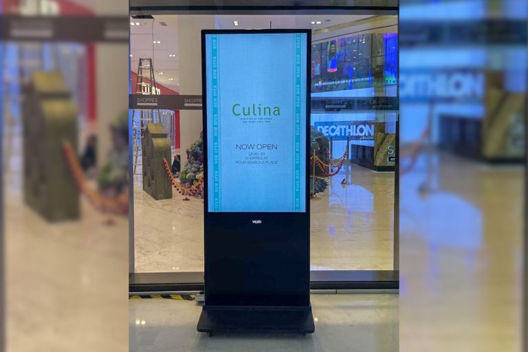 VEXO Smart Interactive Panel at the Shoppes at Four Seasons Place at Kuala Lumpur