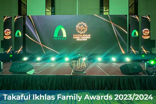 Event / Rental LED Screen for Takaful Ikhlas Family Awards 2023/2024 at Le Méridien Putrajaya