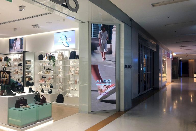 P2.5 Indoor LED Screens at the ALDO at Sunway Pyramid