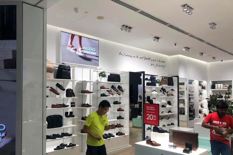P2.5 Indoor LED Screens at the ALDO at Sunway Pyramid