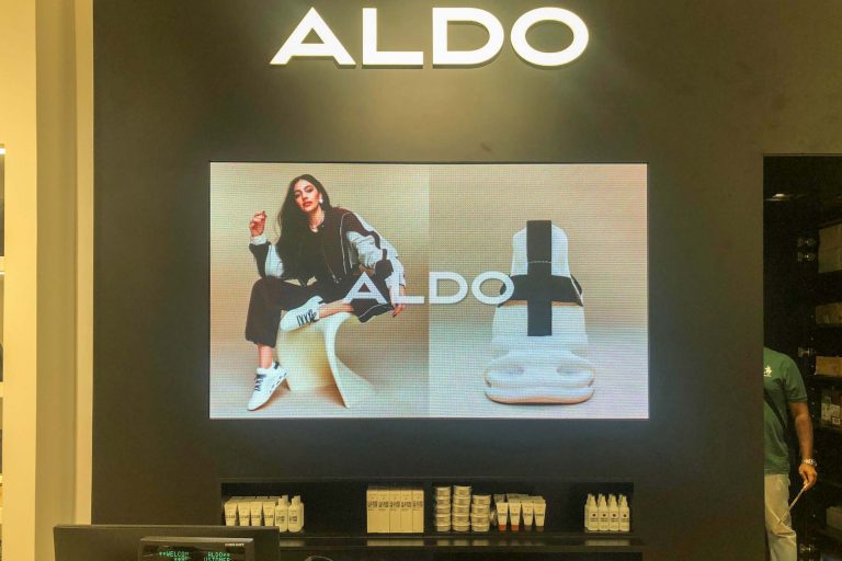 P2.5 Indoor LED Screens at the ALDO at Sunway Pyramid