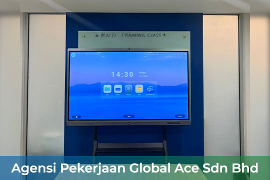 VEXO Smart Interactive Panel at Agensi Pekerjaan Global Ace Sdn Bhd