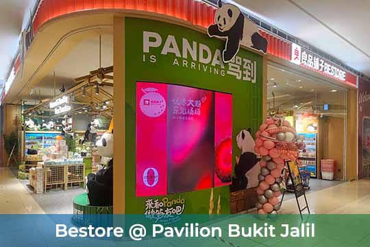 P2 Indoor Flexible LED Screen for Bestore at Pavilion Bukit Jalil