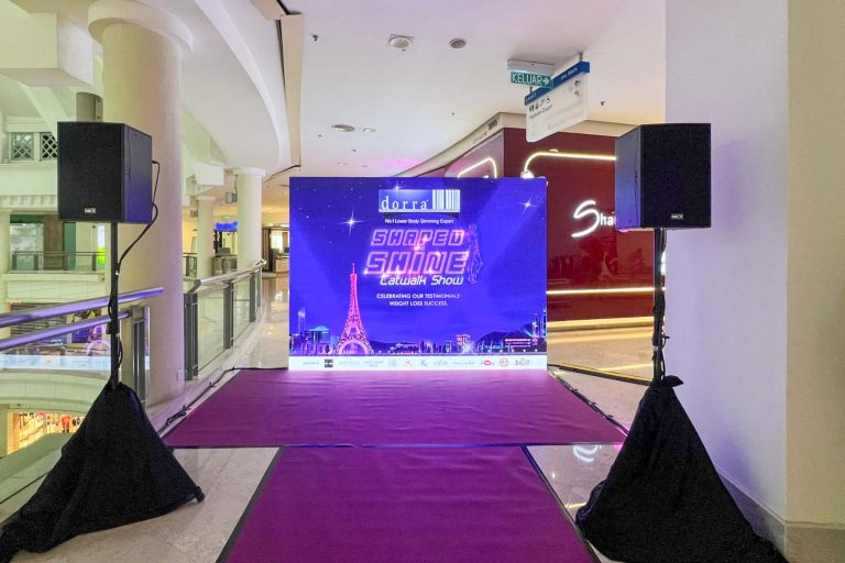 Event / Rental LED Screen for DORRA Slimming Sdn Bhd at The Curve