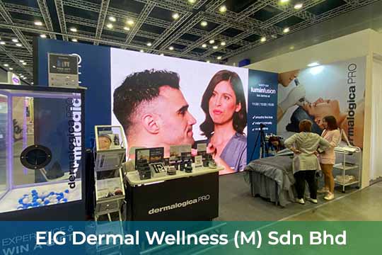 Event / Rental LED Screen for EIG Dermal Wellness (M) Sdn Bhd at beautyexpo & Cosmobeauté Malaysia, KLCC