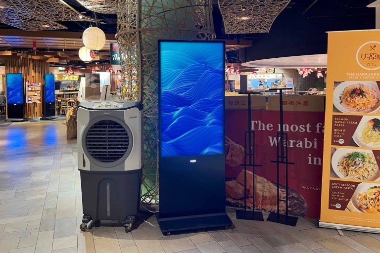VEXO Smart Interactive Panel at the Food Court, Lot 10 at Bukit Bintang, Kuala Lumpur
