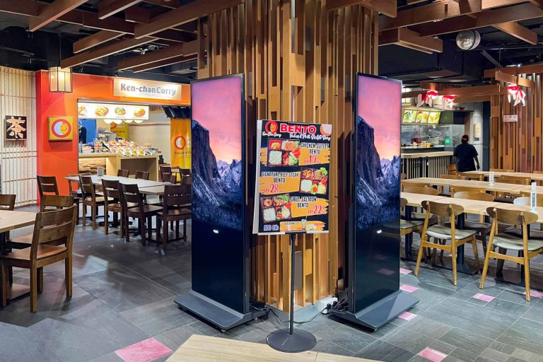 VEXO Smart Interactive Panel at the Food Court, Lot 10 at Bukit Bintang, Kuala Lumpur