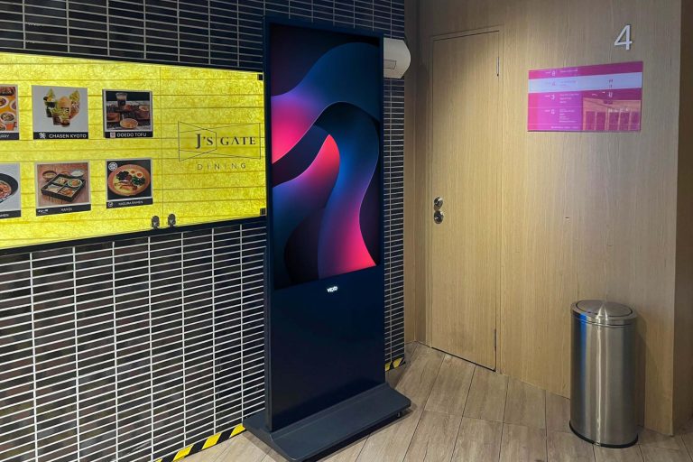 VEXO Smart Interactive Panel at the Food Court, Lot 10 at Bukit Bintang, Kuala Lumpur