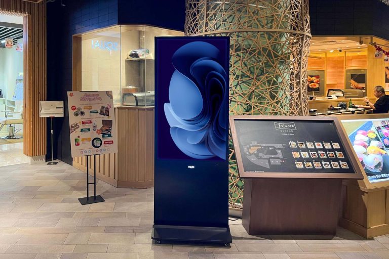 VEXO Smart Interactive Panel at the Food Court, Lot 10 at Bukit Bintang, Kuala Lumpur