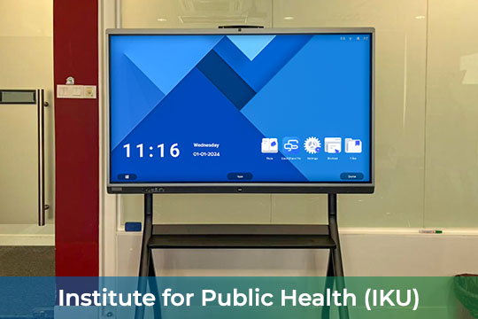 VEXO Smart Interactive Panel at Institute for Public Health (IKU)