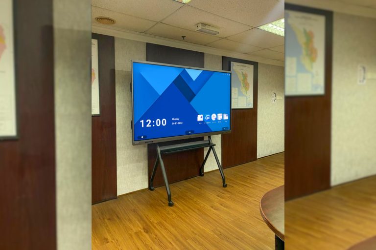 VEXO V7Pro Smart Interactive Panel at Jabatan Mineral Dan Geosains Malaysia
