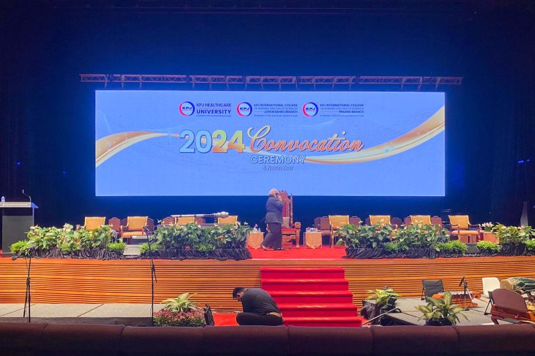 Event / Rental LED Screen for KPJ Healthcare University (KPJU) at Plenary Hall, KLCC.
