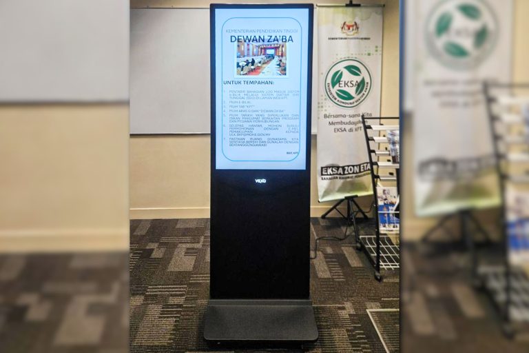 VEXO Smart Interactive Panel at the Kementerian Pendidikan Tinggi at Putrajaya