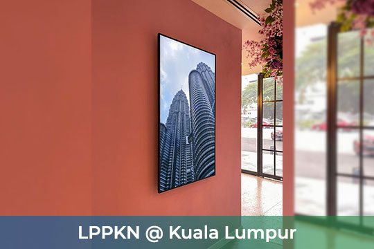 VEXO Digital Kiosk / Smart Digital Signage at Lembaga Penduduk dan Pembangunan Keluarga Negara (LPPKN)