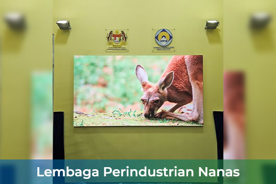 Indoor LED Screen for Lembaga Perindustrian Nanas