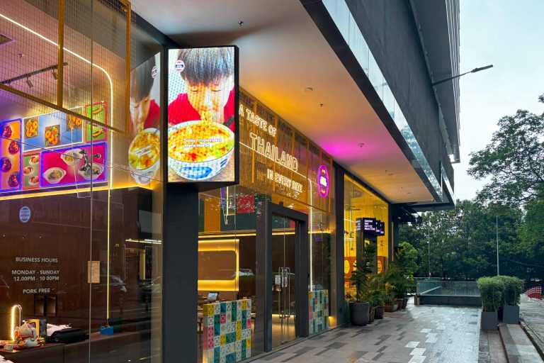 P4 Outdoor LED Screen at Little Bangkok Kuala Lumpur