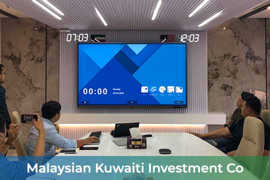 VEXO Smart Interactive Panel at Malaysian Kuwaiti Investment Co Sdn. Bhd.