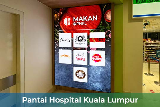 P1.8 Indoor LED Screens at Pantai Hospital Kuala Lumpur