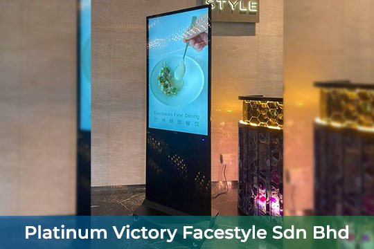 VEXO Smart Interactive Panel at the Platinum Victory Facestyle Sdn Bhd at Kuala Lumpur