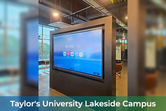 VEXO Smart Interactive Panel at Taylor's University Lakeside Campus