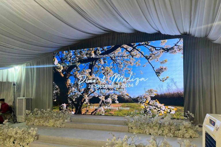 Event / Rental LED Screen at Al Amira Wedding House, Malacca