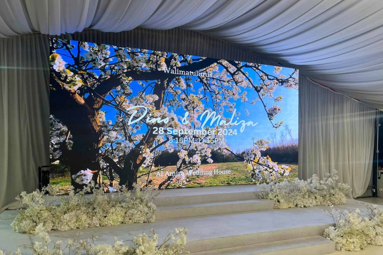 Event / Rental LED Screen at Al Amira Wedding House, Malacca