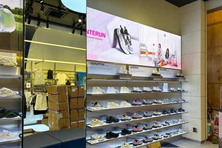 P1.8 Indoor LED Screens at Fila Pavilion Kuala Lumpur