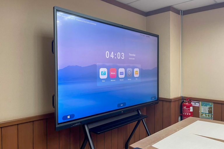 VEXO V7Pro Smart Interactive Panel at Perbendaharaan Negeri Kelantan