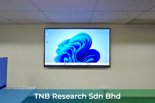VEXO V7Pro Smart Interactive Panel at TNB Research Sdn Bhd