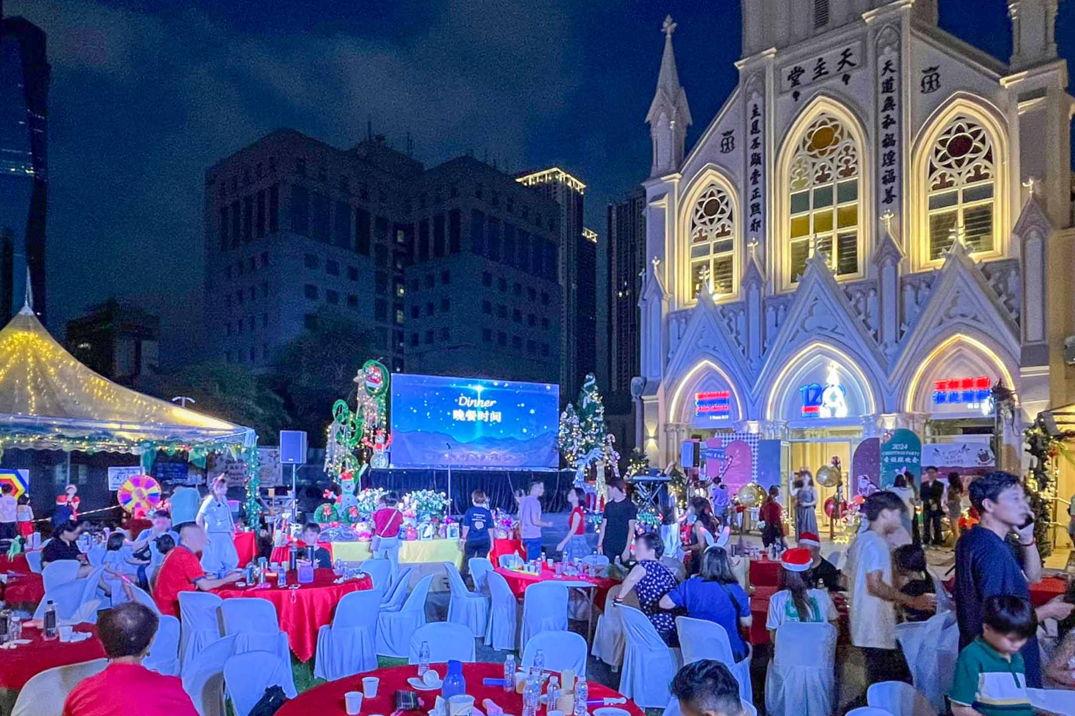Event / Rental LED Screen for Catholic Church of The Holy Rosary