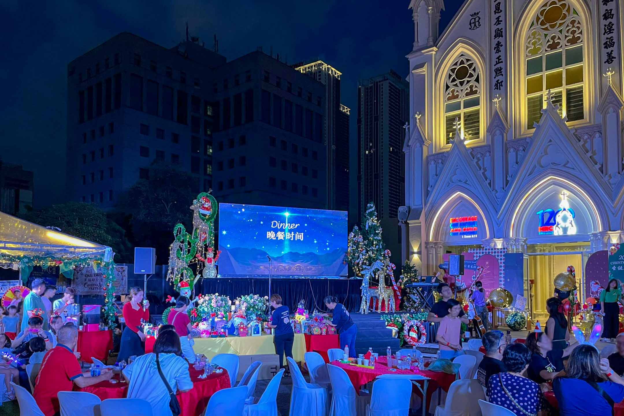 Event / Rental LED Screen for Catholic Church of The Holy Rosary