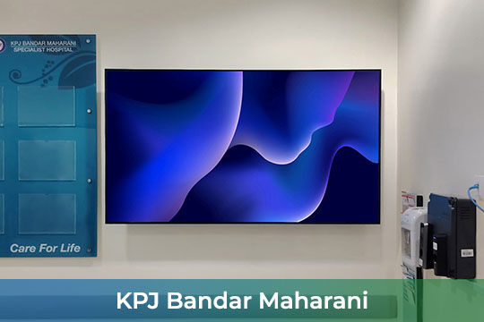 VEXO Digital Kiosk / Smart Digital Signage at KPJ Bandar Maharani Specialist Hospital