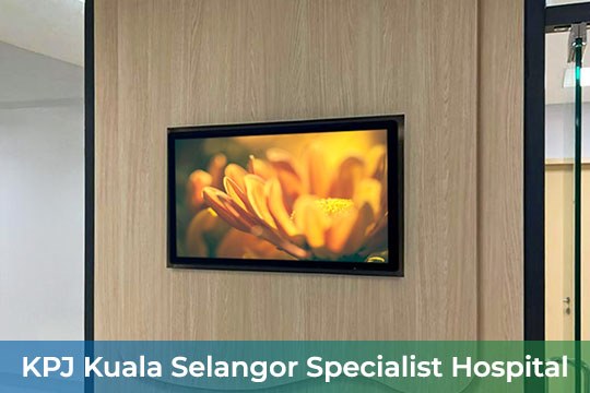 VEXO Digital Kiosk / Smart Digital Signage at KPJ Kuala Selangor Specialist Hospital