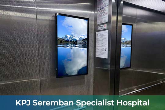 VEXO Digital Kiosk / Smart Digital Signage at KPJ Seremban Specialist Hospital