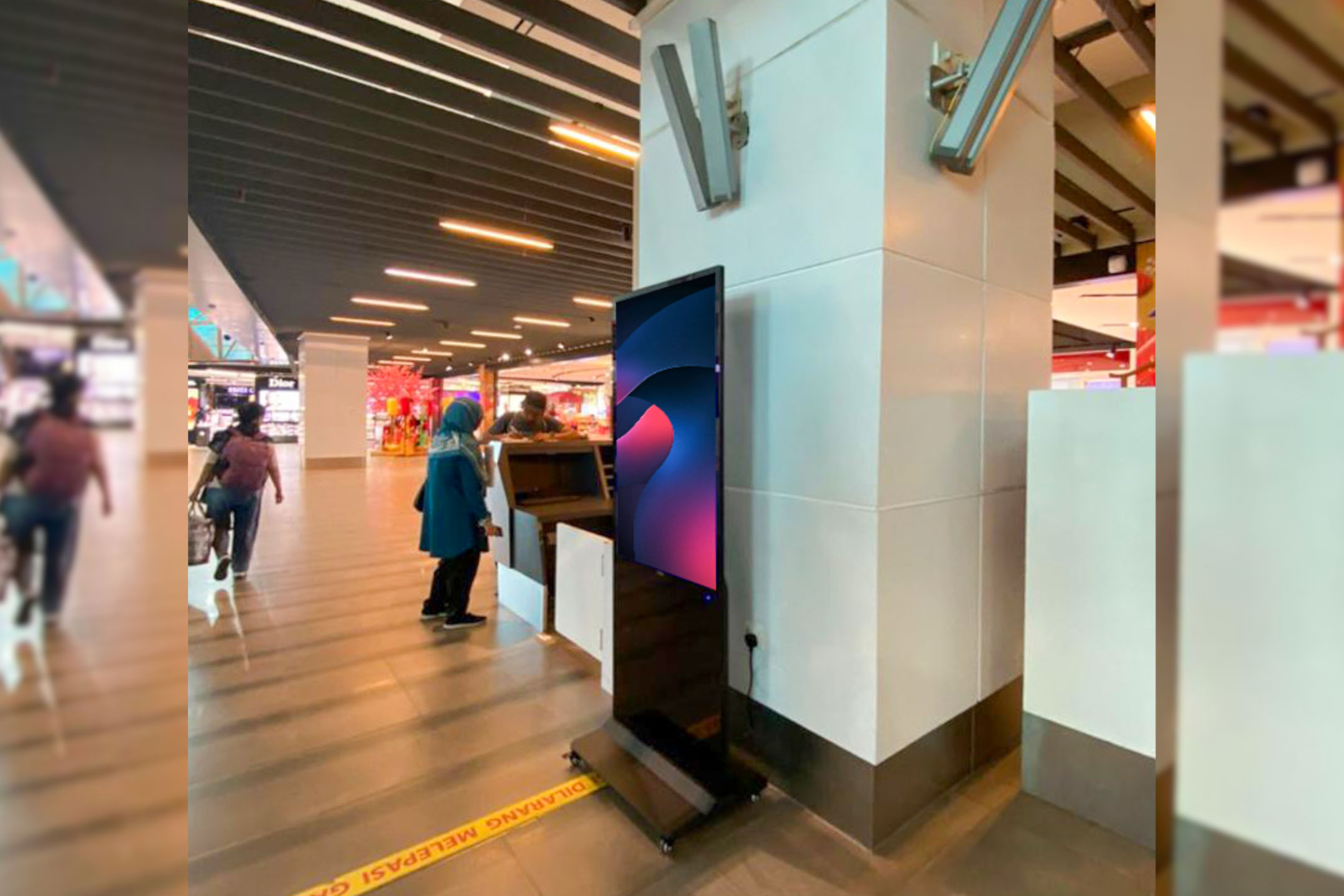 VEXO Smart Interactive Panel at Kuala Lumpur International Airport 2 (KLIA2)