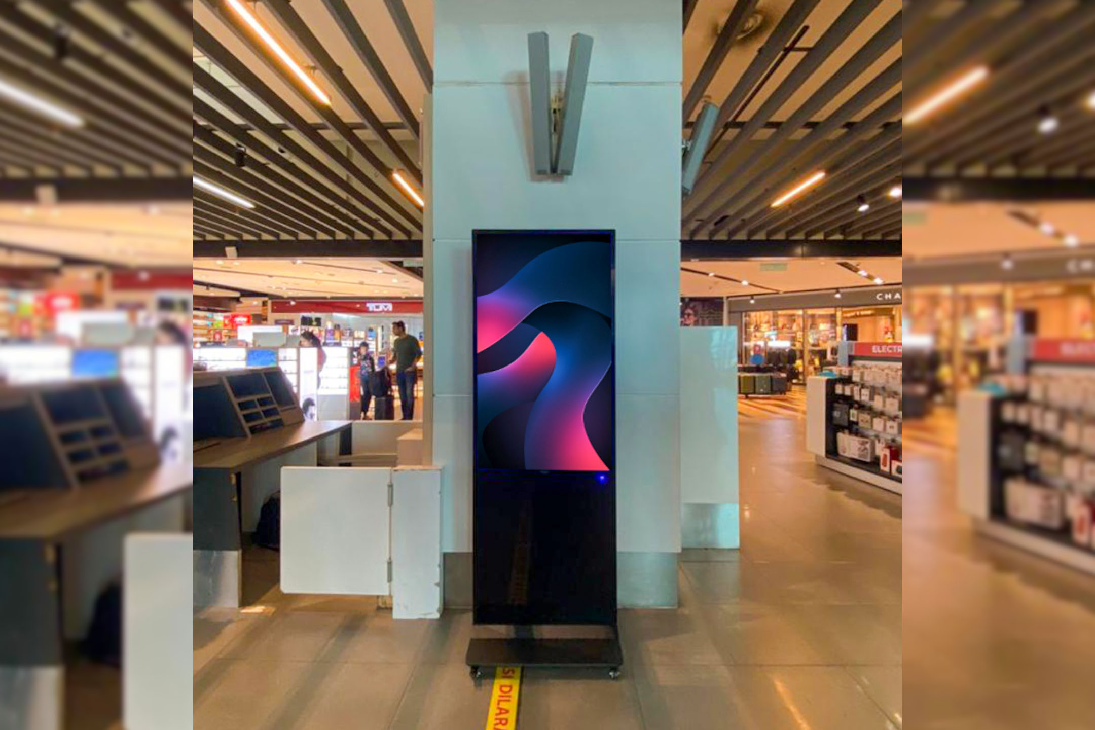 VEXO Smart Interactive Panel at Kuala Lumpur International Airport 2 (KLIA2)