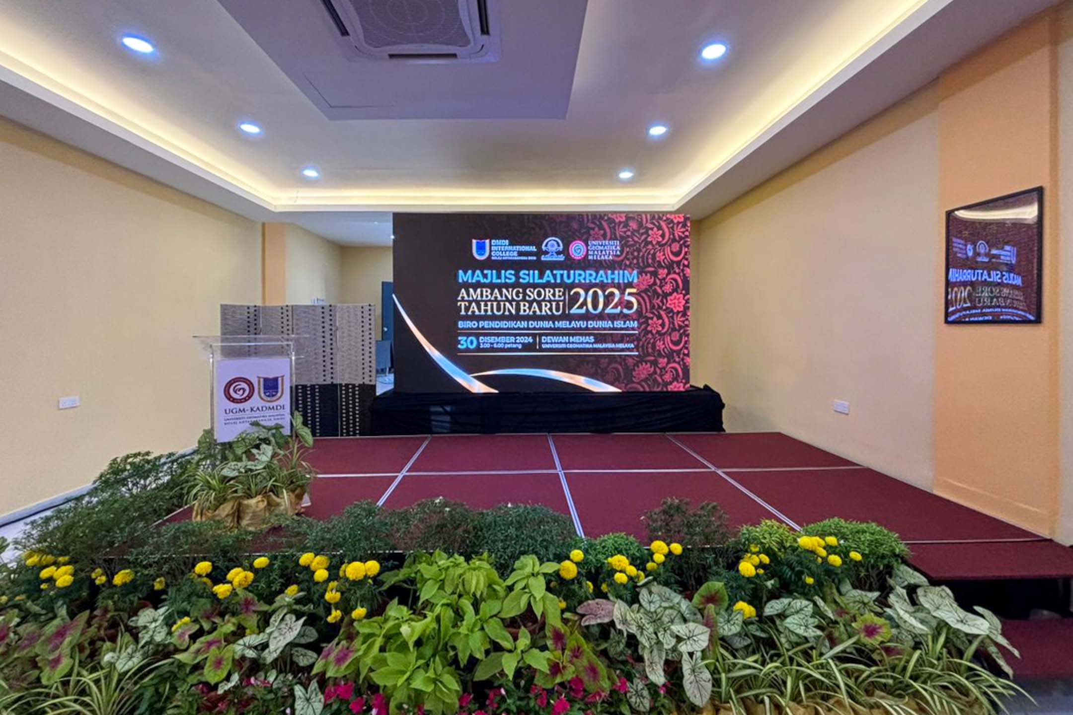 Event / Rental LED Screen for Universiti Geomatika Malaysia Melaka
